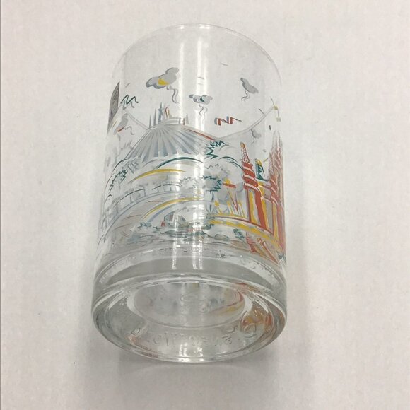 Disney World Remember the Magic  Glass 25th Anniversary Donald Duck McDonalds - Picture 2 of 9